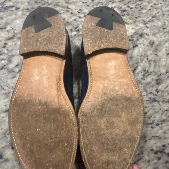 Alden x Brogue suede tassel Loafers, size 9
